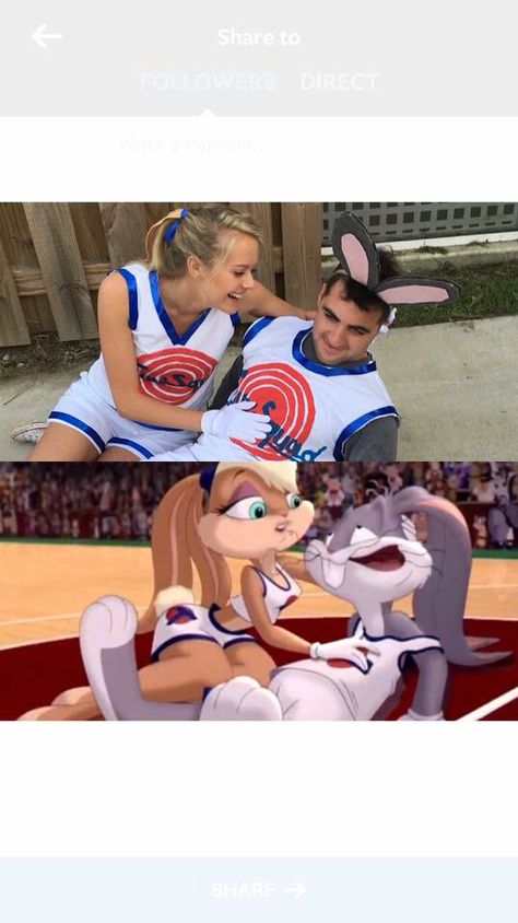 space jam bunny couple costume Bunny Couple Costume, Bunny Couple, Couple Costume, Spirit Week, Space Jam, Couple Halloween, Couple Halloween Costumes, Couples Costumes, Happy Holidays