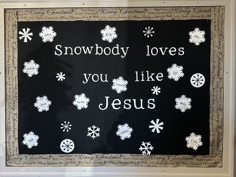 New Year Christian Bulletin Board, Winter Christian Bulletin Boards, Winter Sunday School Bulletin Boards, Winter Bulletin Boards For Church, Happy New Year Bulletin Boards, New Year Christian, Jesus Bulletin Boards, Christian School Bulletin Boards, Sunday School Themes