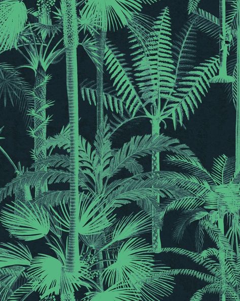 Eclectic Design Style, Tropical Style Interior, Palm Wallpaper, Mind The Gap, Kelly Wearstler, Tropical Style, Wallpaper Calculator, Pierre Frey, Ancient Symbols