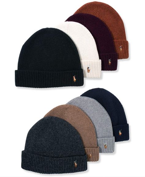 Polo Ralph Lauren Signature Merino Cuffed Beanie #beanie #ralphlauren #poloralphlauren #polo #hats #affiliate Polo Hats, Scarves Diy, Bennies Hats, Ralph Lauren Beanie, Polo Ralph Lauren Outfits, Scarves Men, Mens Cap, Ralph Lauren Hats, Sailor Cap