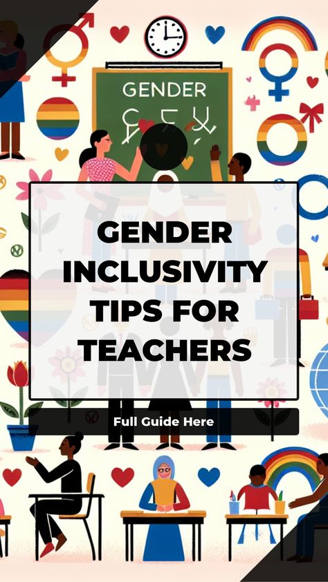 💡 Gender Inclusivity Tips for Teachers | Ready to create a more inclusive classroom environment? These practical tips will help you foster gender equality and respect among students, regardless of gender identity. From using gender-neutral language to encouraging open discussions, learn how to support all students in feeling seen and valued. 🌈👩🏽‍🏫👨🏿‍🏫 #GenderInclusivity #InclusiveTeaching #LGBTQSupport #ClassroomDiversity #GenderNeutral #TeacherTips #Education #EqualityInEducation Gender Inclusivity, Gender Identities, Inclusive Classroom, Tips For Teachers, Inclusive Education, Inclusion Classroom, Gender Stereotypes, Gender Norms, Education For All