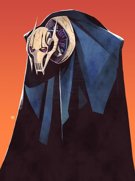 Clone Wars Art, General Grievous, Bd Art, Star Wars Background, Dark Side Star Wars, Star Wars Characters Pictures, Star Wars Droids, Star Wars Drawings, Star Wars Concept Art