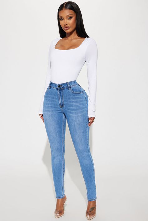 Women's Jeans | Women's Sexy Jeans | Fashion Nova Floral Camo, Square Neck Bodysuit, Fashion Nova Jeans, Cargo Jeans, Aesthetic Hair, White Fashion, Jeans Style, Ivy, Fashion Nova