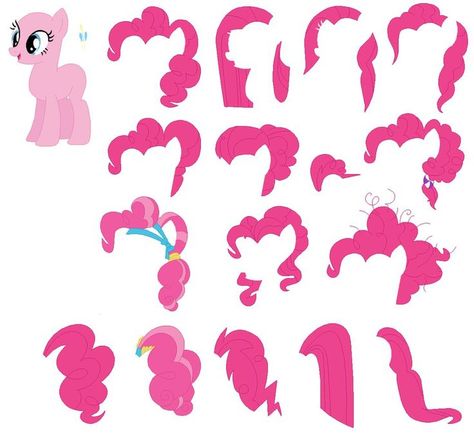 Applejack Mane Set Base by SelenaEde on DeviantArt | The best pony ... Mlp Hairstyles Ideas, Mlp Hairstyles Base, Mlp Hair, Mlp Hairstyles, Pony Poses, Mlp Poses, Mlp Pinkie Pie, Mlp Drawing, My Little Pony Hair