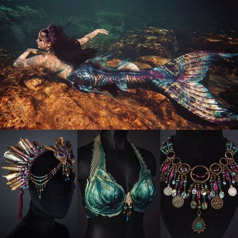 Beautiful Mermaid Tail, Mermaid Bra, Life Under The Sea, Mermaid Tails, Mermaid Costume, Beautiful Mermaids, Fantasy Costumes, Mermaid Tail, I Know It