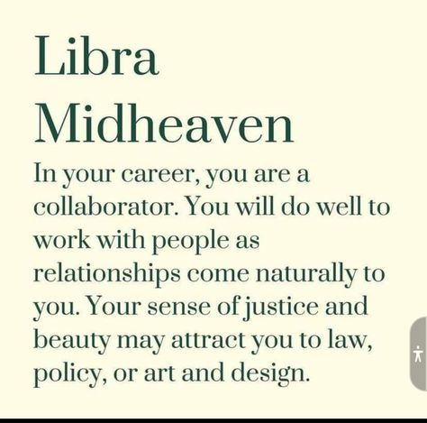 Libra Midheaven, Astrology Chart, Astrology Signs, Astrology, Energy