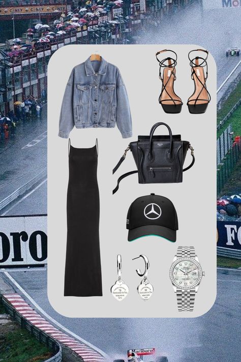 F1 Mercedes Hat fashion inso, mercedes hat, f1 paddock club outfit inspo, Mercedes F1 Mercedes F1 Outfit Women, F1 Outfit For Women Mercedes, F1 Paddock Outfit, Mercedes Woman, F1 Paddock Fashion, Paddock Outfit, Mercedes Outfit, F1 Outfit For Women, Wags Outfits