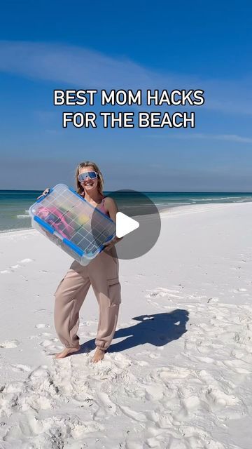 Beach Day Hacks, Mom Hacks Toddlers, Beach Life Hacks, School Hacks Diy, Toddler Hacks, Camping With Toddlers, Summer Hacks, Toddler Beach, How To Swim