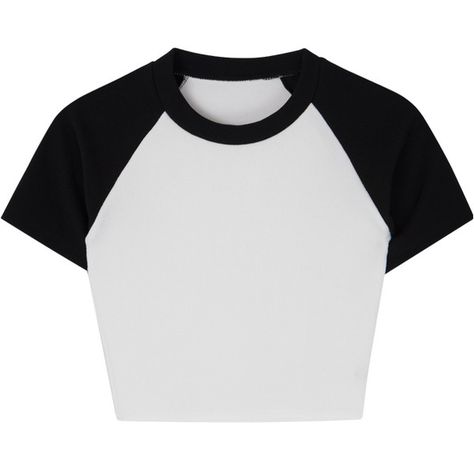 Raglan Short Sleeve Crop Top (41 AUD) ❤ liked on Polyvore featuring tops, crop top, bunny top, cut-out crop tops, short sleeve tops and raglan sleeve top Baju Crop Top, Crop Top Mockup, Raglan Crop Top, Polo Crop Top, Crop Top Short Sleeve, Raglan Sleeve Top, Sports Crop Tops, Raglan Top, Short Sleeve Crop Top