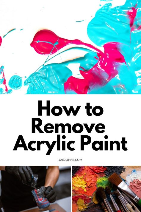 Being an artist, you often get paint stains on your clothes and walls. Acrylic paint is the most widely used paint medium by artists as it is easy to paint with. You can accidentally spill the paint and it can be annoying. Therefore, you might need to find ways on how to remove acrylic paint. The post How to Remove Acrylic Paint Easily appeared first on Jae Johns. Paint Off Clothes, Remove Acrylic Paint, Remove Acrylics, Being An Artist, Paint Repair, Acrylic Signs, Acrylic Spray Paint, Water Based Acrylic Paint, Acrylic Paint Pens