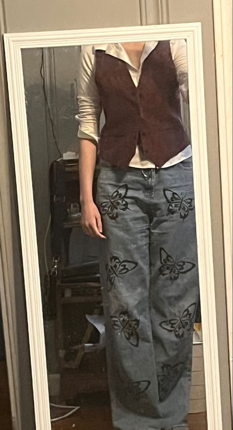 Graduation Outfit Nonbinary, Cottagecore Nonbinary Outfits, Renfaire Outfit Nonbinary, Enby Outfits Summer, Cottagecore Nonbinary, Androgynous Fashion Aesthetic, Alt Fashion Nonbinary, Amab Enby Fashion, Fairycore Outfit Nonbinary