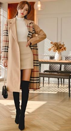 Modern Professor Outfit, Outfit Ideas Winter, Winter Outfit Ideas, Korean Fashion Dress, Elegantes Outfit, Kpop Fashion Outfits, Girls Fashion Clothes, Professional Outfits, Teenage Fashion Outfits