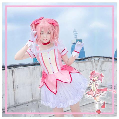 Madoka Cosplay, Comic Dress, Akemi Homura, Cosplay Contacts, Comic Con Cosplay, Uniform Dress, Puella Magi, Dressup Party, Performance Dresses