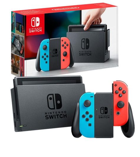 Nintendo Switch System, Nintendo Console, Switch Nintendo, Video Game Systems, Neon Red, Game System, Donkey Kong, Gaming Console, Game Controller