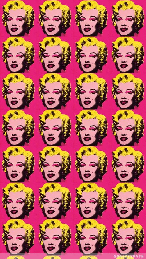 Vintage Wallpaper Iphone Retro, Wallpaper Iphone Retro, Vintage Wallpaper Iphone, Retro Wallpapers, Marilyn Monroe Pop Art, Vintage Backgrounds, Wall Paper Iphone, Paper Iphone, Andy Warhol Pop Art