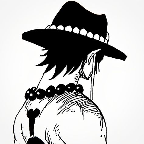 Ace Manga One Piece, Ace Pfps One Piece, One Piece Ace Icon, Ace Manga Icon, Ace Drawings, Ace Icons One Piece, Ace One Piece Manga, Ace One Piece Icon, One Piece Manga Icons