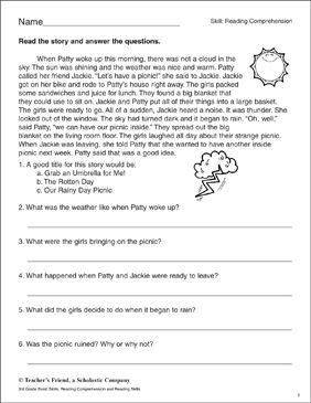 Comprehension Passage & Questions (Doctors) | Printable Skills Sheets and Texts Reading Comprehension Texts, Reading Comprehension Lessons, Making Inferences, Guided Reading Levels, Drawing Conclusions, 4th Grade Reading, Answering Questions, 3rd Grade Reading, Context Clues