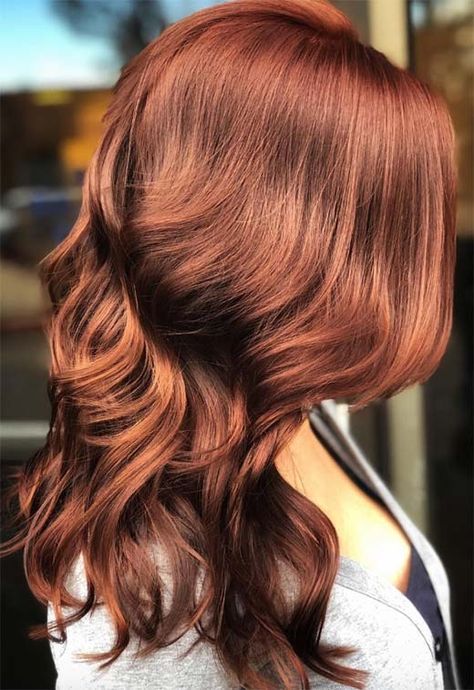 55 Auburn Hair Color Shades to Burn for: Auburn Hair Dye Tips - Glowsly Auburn Hair Styles, Auburn Hair Dye, Medium Auburn Hair, Deep Auburn Hair, Light Auburn Hair Color, Auburn Hair Color, Light Auburn Hair, Dark Auburn Hair, Dyed Tips