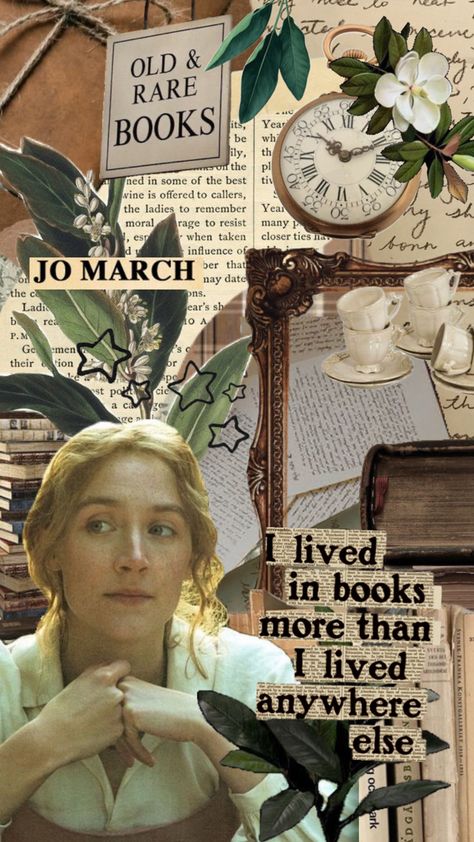 Greta Gerwig Wallpaper, Jo March Little Women, Aesthetic Art Collage, Wallpaper Aesthetic Collage, Little Women Quotes, Jo March, 500 Days Of Summer, English Major, Divine Nature