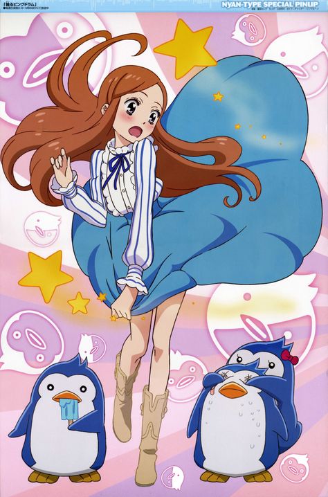 Mawaru Penguindrum, Series Poster, Concept Art Character, Japanese Cartoon, Japanese Animation, Anime Screenshots, Jojo Bizzare Adventure, Manga Pictures, Animated Cartoons