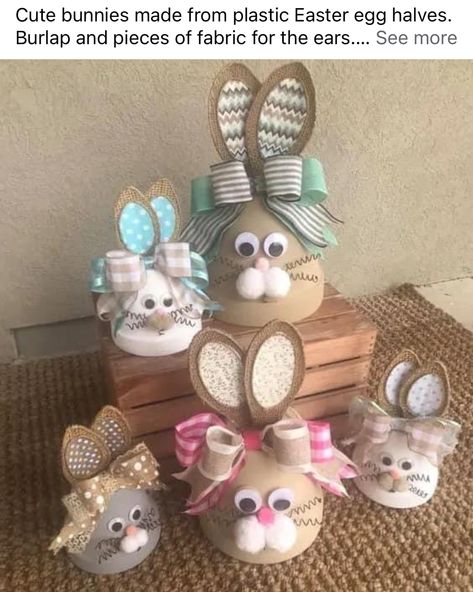 Dollar Store Easter Crafts, Easter Crafts Dollar Store, Eggstra Special, Dollar Tree Easter Crafts, Maluchy Montessori, Easter Crafts For Adults, Easter Wood Crafts, Easter Craft Decorations, Flower Pot Crafts