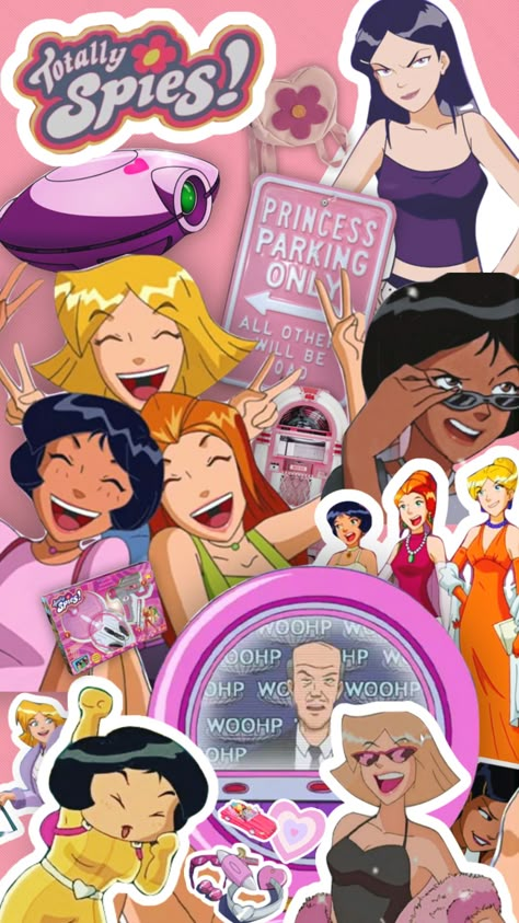 Limited Too Aesthetic, Aesthetic Collage Pink, Moodboard Aesthetic, K Wallpaper, Totally Spies, Creative Profile Picture, Japon Illustration, Cool Wallpapers Cartoon, Pinturas Disney