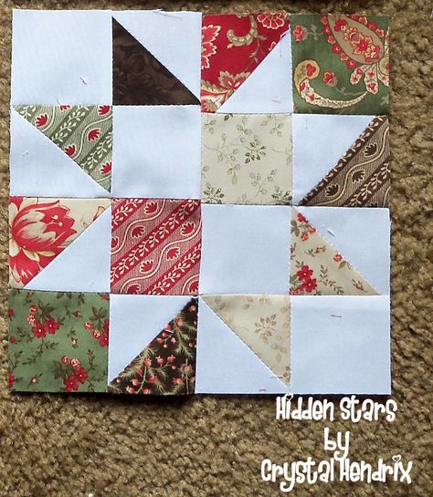 Hidden Stars Quilt « Moda Bake Shop Stars Quilt Pattern, Quilts Blocks, Moda Bake Shop, Stars Quilt, Scrappy Quilt Patterns, Scrap Quilt Patterns, Star Quilt Blocks, Quilt Labels, Star Quilt Patterns