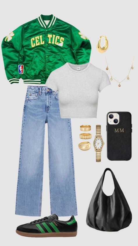 Celtics Outfit, Outfit Inspo, Green