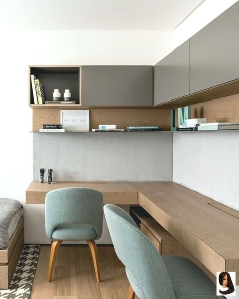 Small Home Office Furniture, Home Office Furniture Design, Furniture Design Ideas, Modern Home Offices, Study Room Design, Office Furniture Design, Small Home Office, Modern Home Office, Home Office Setup