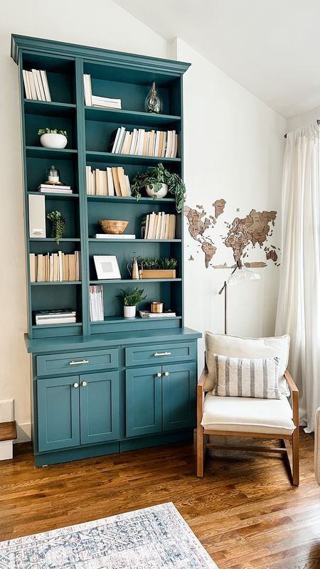 Office bookshelf styling #homedecor #decor #styling #homestyling #decorations #home #stylingguide #LTKsalealert #LTKhome #LTKstyletip Office Bookshelf Styling, Office Bookshelf, Functional Office, Office Bookshelves, Bookshelf Styling, Decorative Elements, Bookshelves, Favorite Books, Glass Shades