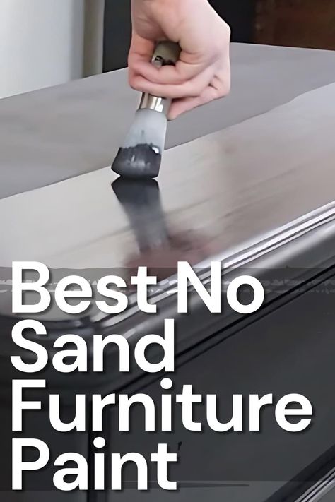 No Sanding Furniture Painting, Sand Furniture, Cream Color Furniture, Best Paint For Wood, Sanding Furniture, Best Paint Sprayer, Best Spray Paint, Painted Kitchen Tables, Tan Paint