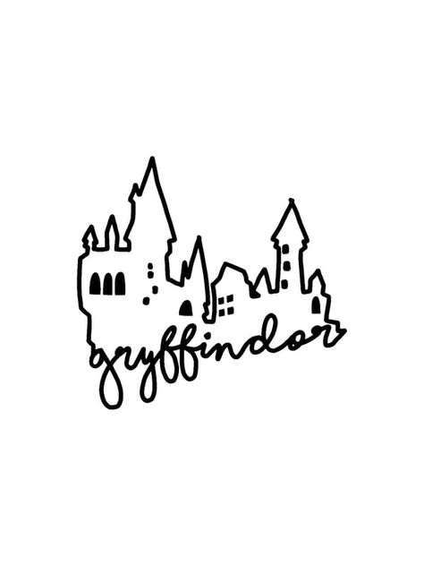 Gryffindor Cricut, Outline Ideas, Harry Potter Lines, Harry Potter Cups, Felted Projects, Gryffindor House, Cricut Stencils, Cute Borders, Harry Potter Drawings