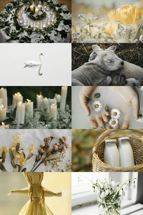 Beautiful decoration and altar ideas for Imbolc