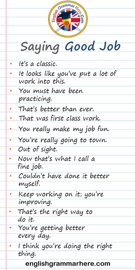 You Did Great Today, Ways To Say Good Job, What Is Character, Business Writing Skills, English Learning Spoken, Essay Writing Skills, Keep Working, Do It Now, Interesting English Words