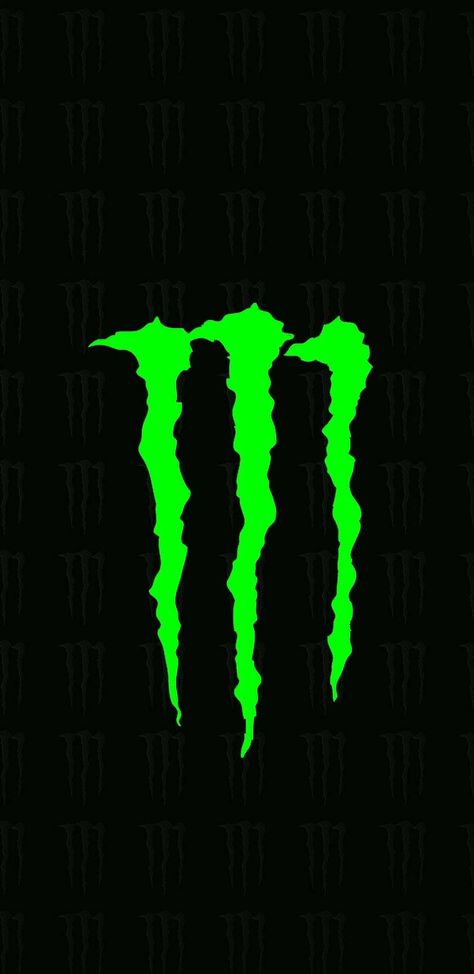 Black Screen Wallpapers, Monster Energy Drink Logo, Monster Wallpaper, Monster Logo, Monster Pictures, Dragon Wallpaper Iphone, Monster Crafts, Screen Wallpapers, Graffiti Wallpaper Iphone