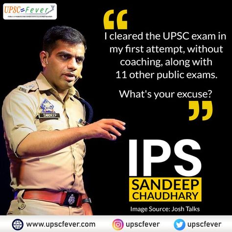 IPS Sandeep Chaudhary speech in Josh Talks How To Start Upsc Preparation, Josh Talks, Upsc Preparation, Exams Memes, Upsc Exam, Competitive Exam, Gk Questions, Study Material, Exam Preparation