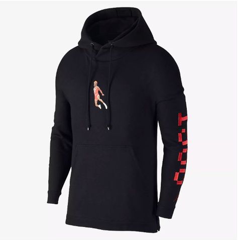 The Jordan Sportswear Wings 1988 Hoodie is now available with FREE shipping   BUY HERE: bit.ly/2mL37hC Jordan Wings, Jordan Retro 6, Red Style, Nike Fashion, French Terry Fabric, Colorful Hoodies, Active Wear Tops, Red Fashion, Nike Sportswear