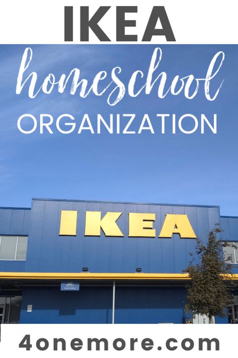 Ikea Homeschool Organization, Ikea Homeschool Room Ideas, Homeschool Cabinet Organization, Organizing Homeschool Supplies, Ikea School Room Ideas, Homeschool Book Organization, Pahl Ikea, Homeschool Storage Ideas, Homeschool Organization Storage