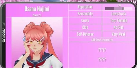 Yandere Simulator Characters Info, Yandere Simulator Characters Names, Yandere Simulator Redesign, Osana Najimi Yandere Simulator, Yandere Simulator Fan Art, Yendere Simulator, Osana Najimi, Yandere Simulator Characters, Yandere Games