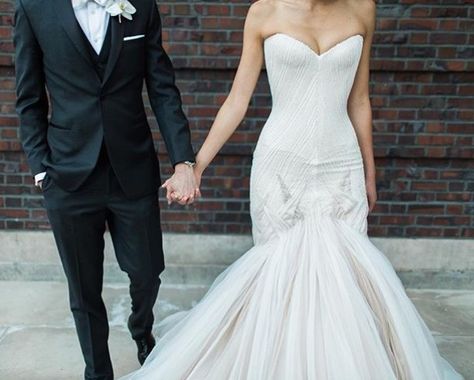 Custom Mark Zunino Mark Zunino Wedding Dress, Dress Necklines, Plunging Neckline Wedding Dress, Boat Neck Wedding Dress, Mark Zunino, Drop Waist Gown, Mermaid Fit, Wedding Dresses Sweetheart Neckline, V Neck Wedding Dress