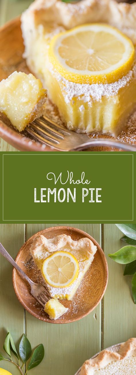 Lemon Chiffon Pie, Lemon Pie Recipe, Pistachio Dessert, Summer Pie, Fair Food, Recipes Yummy, Dessert Easy, Kawaii Cooking, Sweet Pie