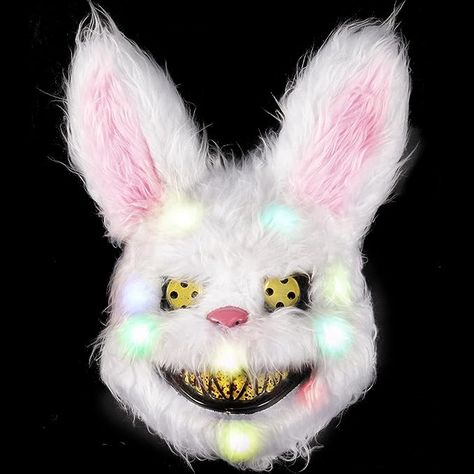 Pointy Teeth, Halloween Customs, Easter Birthday Party, Bear Mask, Bunny Mask, Scary Mask, Bear Costume, Head Mask, Bunny Costume