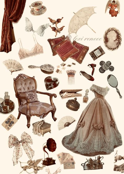 Victorian Aesthetic Stickers, Fernanda Core, Aristocrat Aesthetic, 1800 Aesthetic, Victorian Stickers, Types Of Aesthetics, Library Aesthetic, Royalty Aesthetic, Diy Journal Books