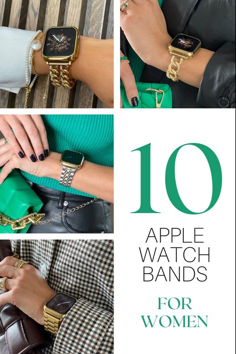 Watch Bands For Apple Watch Women, Metal Apple Watch Band Women, Dressy Apple Watch Bands Women, Women Apple Watch Band, Elegant Apple Watch Bands, Apple Watch Fashion Women, Women’s Apple Watch Bands, Black Apple Watch Style Women, Best Apple Watch Bands Women