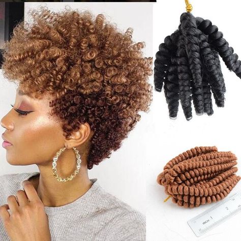 Hair Braid Diy, Short Crochet Braids, Curly Crochet Braids, Hairstyles Diy, Crochet Hairstyles, Curly Crochet Hair Styles, Crochet Braid Styles, Pelo Afro, Short Braids