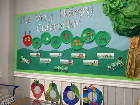 Hungry Caterpillar Display, Eyfs Classroom, The Very Hungry Caterpillar, Very Hungry Caterpillar, Very Hungry, Hungry Caterpillar, Early Years, Science Experiments, Caterpillar