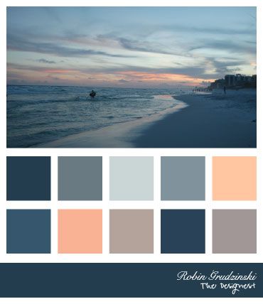 Navy And Sand Color Palette, Blue And Peach Living Room, Coral And Navy Color Palette, Peach And Navy Color Palette, Coral Blue Color Palette, Peach And Navy Bedroom, Blue Coral Bedroom, Blue Salmon Color Palette, Peach Blue Gray Color Palettes