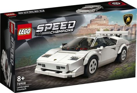 Lamborghini Replica, Race Car Sets, Lego Auto, White Lamborghini, Replica Cars, Lamborghini Lamborghini, Construction Lego, Lego Speed Champions, Aston Martin Db5