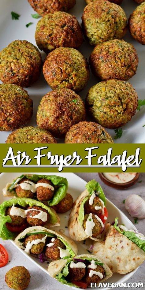 Falafel Recipe Gluten Free, Air Fryer Falafel Recipe, Air Fryer Falafel, Winter Snacks, Air Fryer Recipes Vegetarian, Falafel Recipe, Falafels, Air Fryer Dinner Recipes, Tasty Vegetarian Recipes