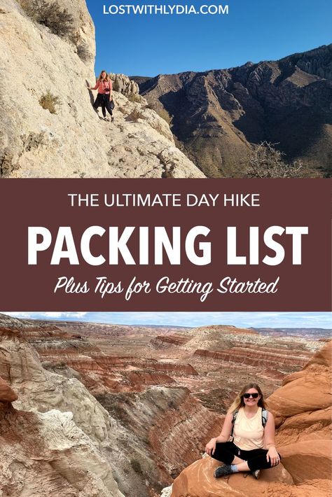 Be prepared for your next hike with these hiking gear recommendations for women! Learn what to pack for a day hike and be sure you carry all of your hiking essentials along. Get started hiking or upgrade your hiking gear with the best day hiking tips, tips for beginner hikers and more. Day Hike Packing List, Packing List For Women, Beginner Hiker, Colorado Towns, Road Trip To Colorado, Wanderlust Photography, Long Term Travel, Hiking Essentials, Hiking National Parks